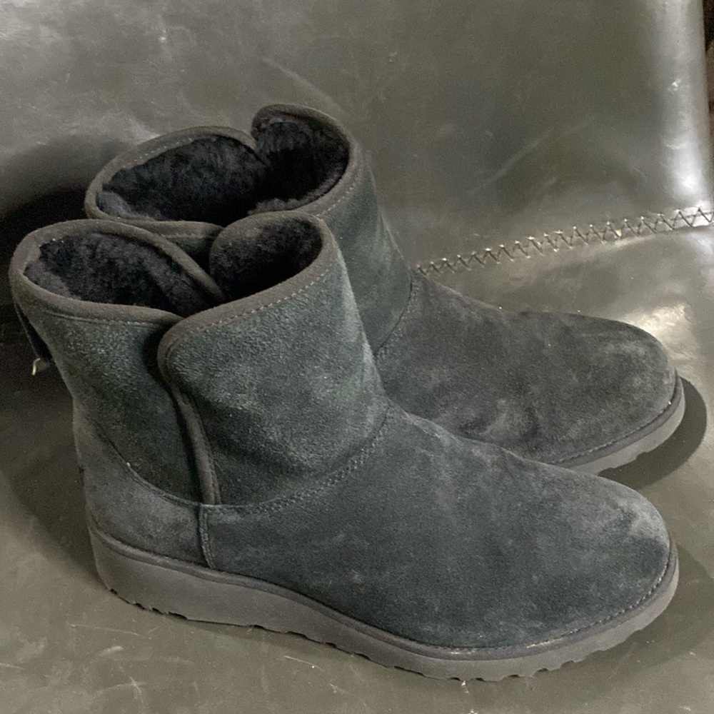 UGG Dark Gray Ankle Booties